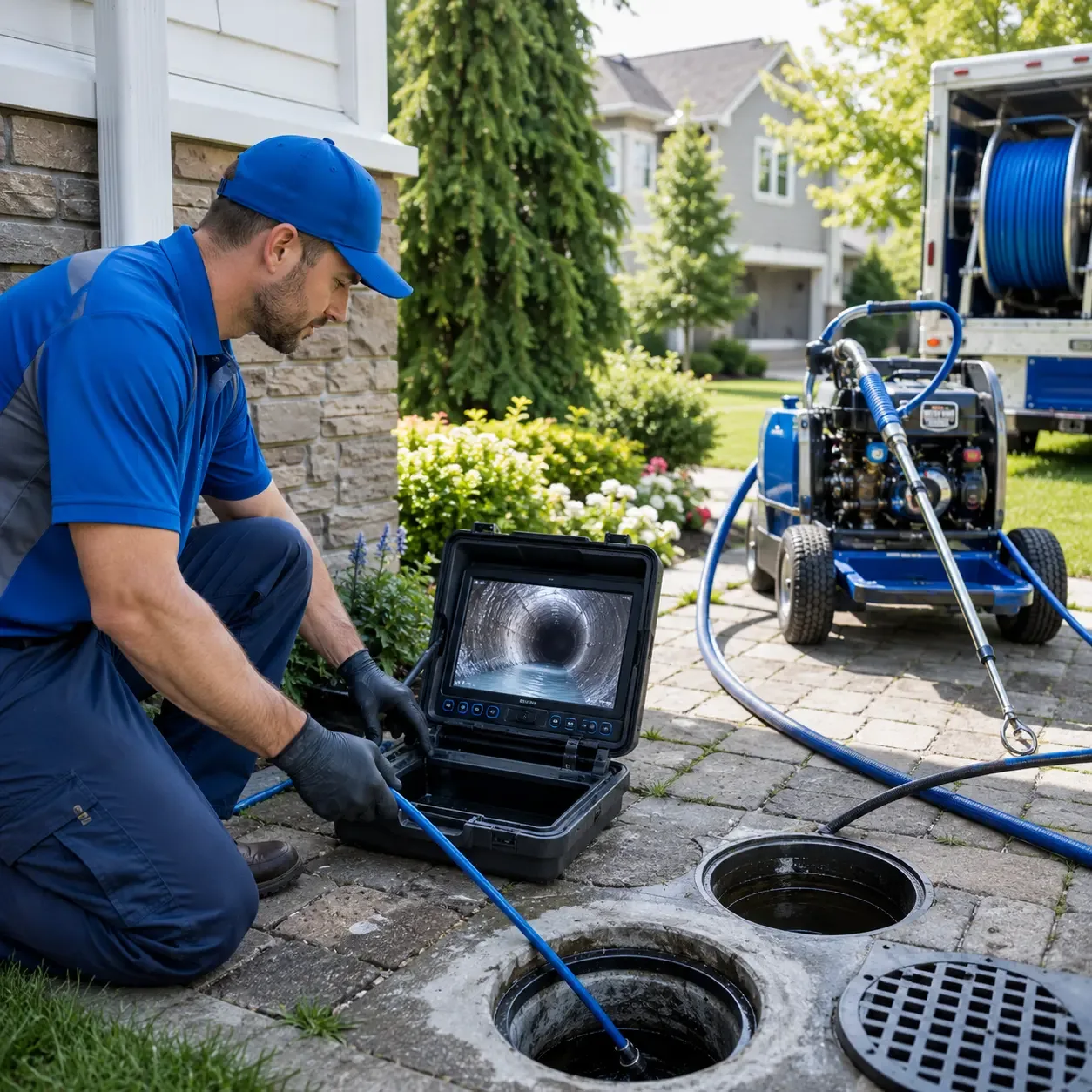Outdoor drain cleaning professionals serving Lempster, NH